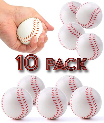 Sports Stress Balls - Packs of 10 and 50, Playground Balls, Sports Party Favors in Kuwait