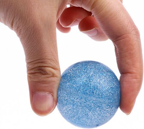 Large Bouncy Ball 45mm for Kids Glitter Bounce Balls Party Favors Super Bouncy Balls Gift for Kids Rubber Super Bounce Balls Large for Birthday, Prizes, Gifts in Saudi Arabia