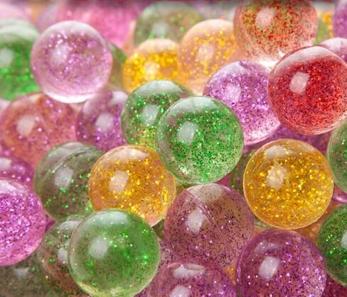 Large Bouncy Ball 45mm for Kids Glitter Bounce Balls Party Favors Super Bouncy Balls Gift for Kids Rubber Super Bounce Balls Large for Birthday, Prizes, Gifts in Saudi Arabia