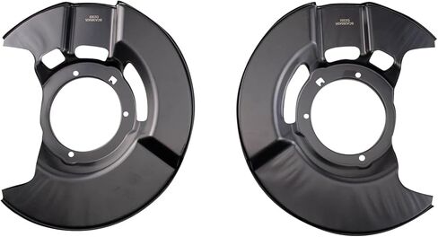 New Front Driver & Passenger Side 2 Piece Brake Dust Shield Set Compatible with Honda 2003-2008 Compatible with Pilot, Replacement for BCA38542 in Saudi Arabia