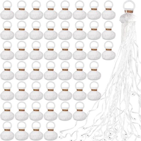 50 Pack No Mess Streamers Colorful No Mess Confetti Poppers Crackers Hand Throw Streamer Poppers for Wedding Birthday Graduation Wedding Party Celebrations in Kuwait