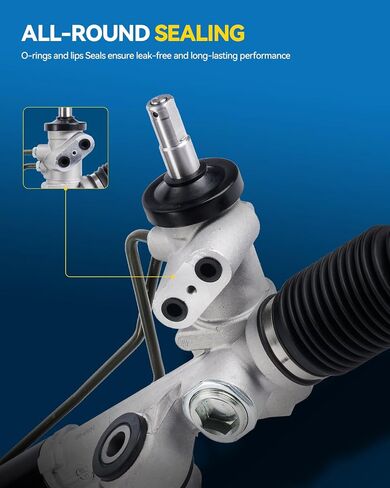 رف التوجيه Philtop Power Teenering and Pinion Assembly متوافق مع 2004-2006 Colorado 3.5L ، 2004-2006 Colorado 2.8L ، 2004-2006 Canyon 3.5L ، 2004-2006 Canyon 2.8L ، 2006 I-280 استبدال 22-1019 ، 15120983 in Kuwait
