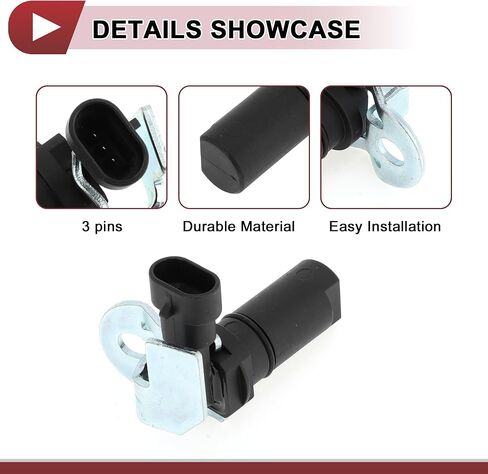 1 جهاز كمبيوتر مستشعر موقف crankshaved للذاكرة RAM 2500 3500 5.9L ديزل 98-02 محرك CKP Sensor No.5015488ab Black Metal Plastic in Saudi Arabia