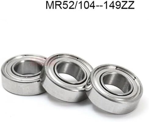 10pcs MR Series MR52ZZ MR63ZZ MR85ZZ MR95ZZ MR128ZZ MR137ZZ تحمل الكرة المعدنية المحمية (MR106ZZ 6X10X3MM) in Kuwait