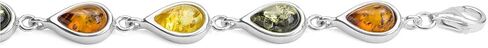 Ian and Valeri Co. Multicolor Amber Sterling Silver Drop Bracelet in Saudi Arabia