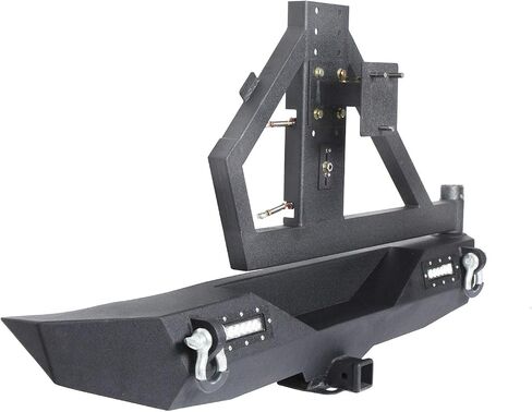 HOOKE ROAD WRANGLER JK OFTROAR REAR PUMPER و RACK TREAR ARM RACK W/2 X 18W LED LID LIGH in Kuwait