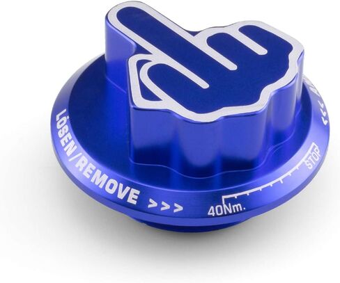 Red Middle Finger Novelty Engine Oil Filter Tank Cap Cover Aluminum Compatible with Subaru in Saudi Arabia