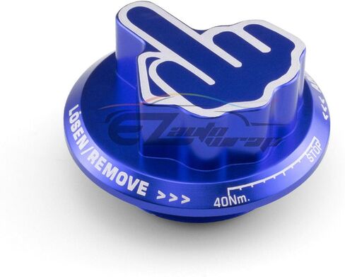 Red Middle Finger Novelty Engine Oil Filter Tank Cap Cover Aluminum Compatible with Subaru in Saudi Arabia