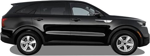 Slickmod Chrome Delete Blackout Vinyl Overlay for 2021-2023 Kia Sorento Fender Trim (Gloss Black ، 2. Fender Trim) in Saudi Arabia