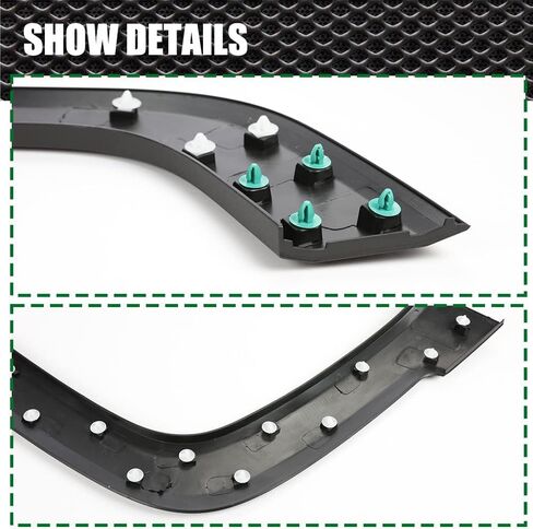 Front Left Factory Style Fender Flare Compatible with Jeep Grand Cherokee 2011-2016, Fender Molding Wheel Arch Trim in Saudi Arabia