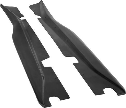 Compatible with/Replacement for Side Skirt Lip, Z06 Style PU Rocker Panel Splitter Black, Fits 2014 2015 2016 2017 2018 2019 Chevrolet Corvette C7 Grand Sport Stingray Coupe Convertible in Saudi Arabia