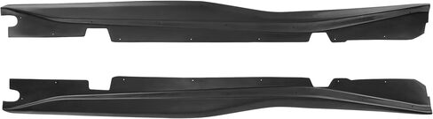 Compatible with/Replacement for Side Skirt Lip, Z06 Style PU Rocker Panel Splitter Black, Fits 2014 2015 2016 2017 2018 2019 Chevrolet Corvette C7 Grand Sport Stingray Coupe Convertible in Saudi Arabia