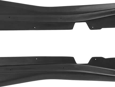 Compatible with/Replacement for Side Skirt Lip, Z06 Style PU Rocker Panel Splitter Black, Fits 2014 2015 2016 2017 2018 2019 Chevrolet Corvette C7 Grand Sport Stingray Coupe Convertible in Saudi Arabia