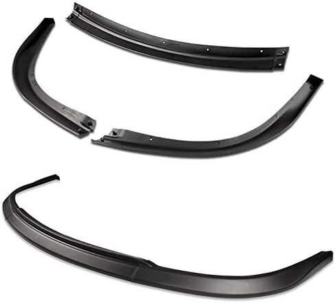 Stay-Tuned, 5PC S204-Style ABS Front Bumper Lip Spoiler Body Kit + Universal 31" Side Skirt Diffuser, Compatible with 2006 2007 Subaru Impreza WRX STi, Exterior Accessory (Unpainted Black) in Kuwait