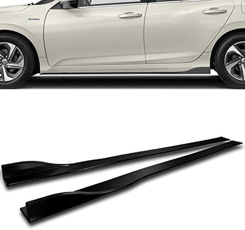 9pcs Combo Front Bumper Body Kit Lip + Side Skirt Extensions Diffuser Compatible with 2013-2015 Lexus ES350 / ES300h Model Only 2014 (Painted Black) in Saudi Arabia