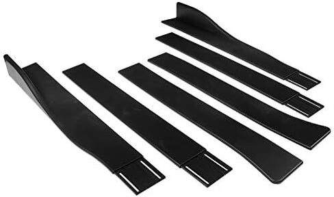 9pcs Combo Front Bumper Body Kit Lip + Side Skirt Extensions Diffuser Compatible with 2013-2015 Lexus ES350 / ES300h Model Only 2014 (Painted Black) in Saudi Arabia