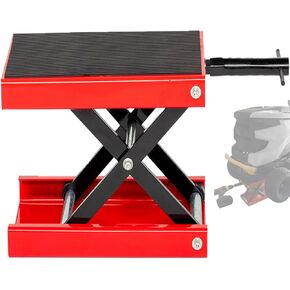 جاك لرفع الدراجات النارية مقص 1100 رطل من المقص للدراجة الترابية ATV Scooter القابلة للتعديل من 3.25 "إلى 13.25" ، أحمر in Kuwait