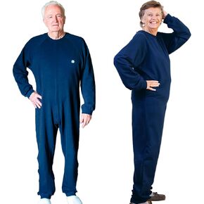 Premium, Unisex, Cotton, Anti-Strip & Incontinence Onesie/Jumpsuit - Clothing for Alzheimer's and Dementia in Saudi Arabia