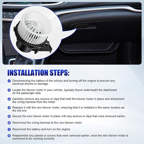 محرك منفاخ AC مع Fan Fits لعام 2009 2010 2011 2012 Audi A4 Q5 A5 S4 S5 ، 2013-2016 Audi Q5 Electric/GAS HVAC Plower محرك يحل محل# 700291 8K1820021C in Saudi Arabia