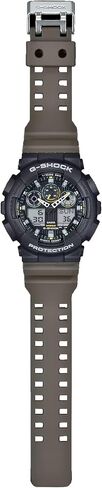 Casio G-Shock Utilitarian Black & Olive Green Analog-Digital Watch GA-100TU-1A3CR in Saudi Arabia