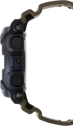 Casio G-Shock Utilitarian Black & Olive Green Analog-Digital Watch GA-100TU-1A3CR in Saudi Arabia