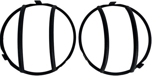 Front Bumper Headlight Guard Trim Protector Round Iron Headlight Guard Replacement Kit Fit 1997-2006 for wrangler tj in Saudi Arabia