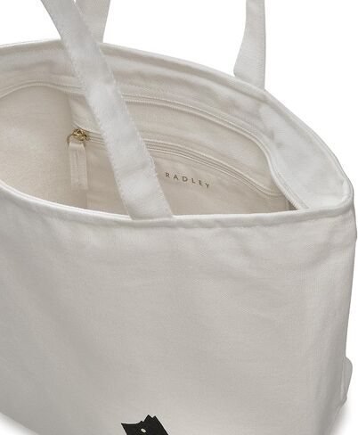 RADLEY London Dna Women's Fabric Small Ziptop Crook, Chalk in Saudi Arabia