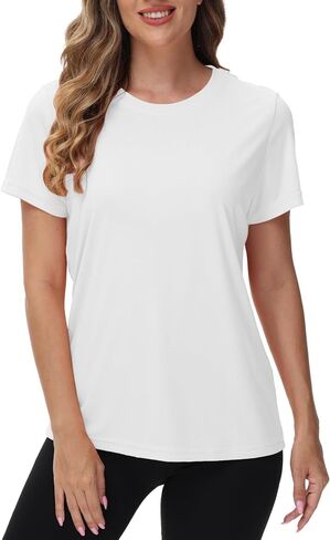 Neyouqe Womens Short Sleeve قمصان Tee Upf 50+ حماية من أشعة الشمس في الهواء الطلق السري in Kuwait