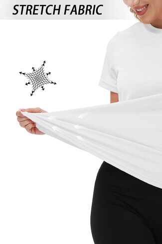 Neyouqe Womens Short Sleeve قمصان Tee Upf 50+ حماية من أشعة الشمس في الهواء الطلق السري in Kuwait