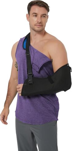 Cotton Men's Post Shoulder Surgery Tank Top Clothes After Rotator Cuff Surgery Chemo Port Access Shirt with Snaps in Kuwait