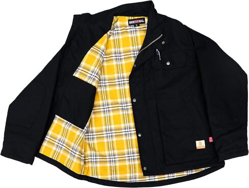 BOCOMAL FR Jackets Insulated Coat CAT4 Fire Resistant Duck Canvas Winter Outwear Light Water Repellent and Oil Resistant in Saudi Arabia