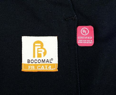 BOCOMAL FR Jackets Insulated Coat CAT4 Fire Resistant Duck Canvas Winter Outwear Light Water Repellent and Oil Resistant in Saudi Arabia