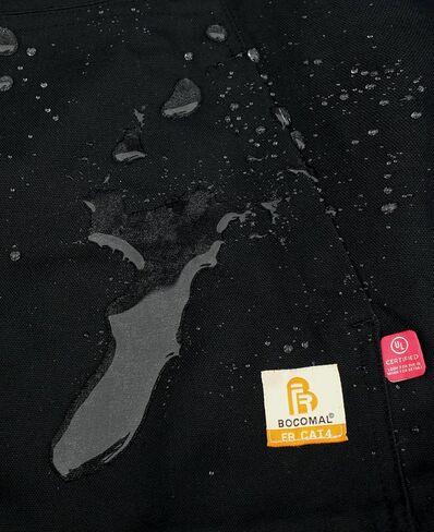 BOCOMAL FR Jackets Insulated Coat CAT4 Fire Resistant Duck Canvas Winter Outwear Light Water Repellent and Oil Resistant in Saudi Arabia