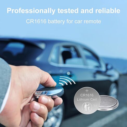 CR1616 Battery 3V Lithium CR 1616 Batteries for Car Remote Control(12 PCS) in Saudi Arabia