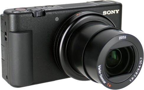 Sony ZV-1 Digital Camera White (DCZV1/W), 64GB Memory Card, Photo Software, NP-BX1, Card Reader, LED Light, HDMI Cable, Deluxe Soft Bag, Charger, Flex Tripod, and More in Saudi Arabia