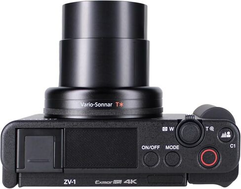 Sony ZV-1 Digital Camera White (DCZV1/W), 64GB Memory Card, Photo Software, NP-BX1, Card Reader, LED Light, HDMI Cable, Deluxe Soft Bag, Charger, Flex Tripod, and More in Saudi Arabia