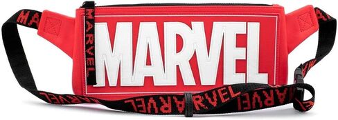 Loungefly Marvel Logo Fanny Pack RED One Size in Saudi Arabia