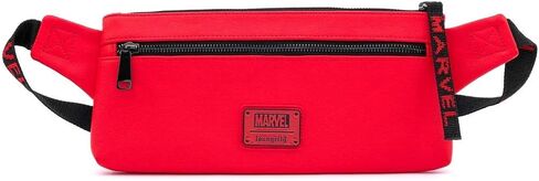 Loungefly Marvel Logo Fanny Pack RED One Size in Saudi Arabia