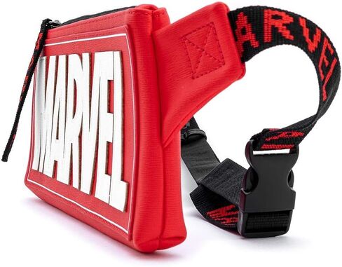 Loungefly Marvel Logo Fanny Pack RED One Size in Saudi Arabia