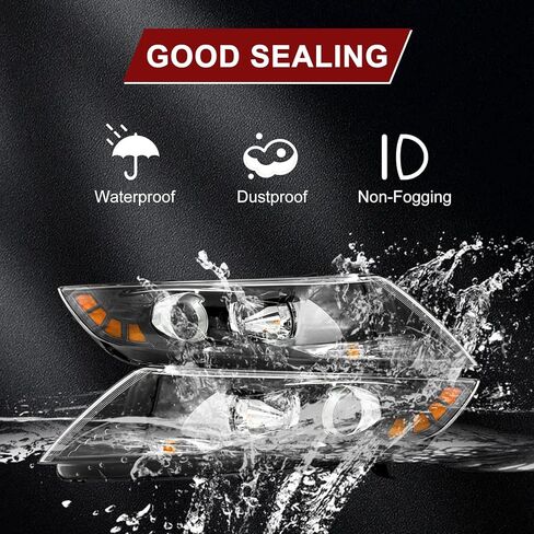 مجموعة الأمامي المتوافقة مع 2011 2013 2013 Kia Optima Halogen مع سائق استبدال المصابيح وجانب الراكب in Kuwait