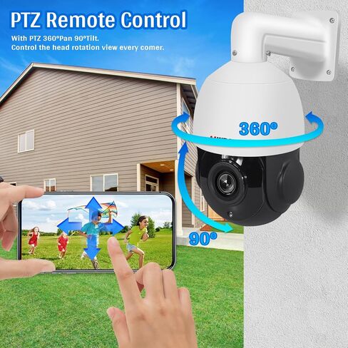 4K 2.7-13.5mm Lens 8MP Audio 5x Zoom POE IP CCTV Bullet Security Camera,Support NVR&Blue Iris Zoom,AI Human Detection,Smart Dual Light Color Night Vision,NOT SUPPORT MicroSD AND Call Phone Zoom in Saudi Arabia