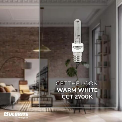 Bulbrite KX40/E12 40W KX-2000 Krypton/Xenon T3 Clear Bulb, Candelabra Base (Clear 2 Pack) in Kuwait