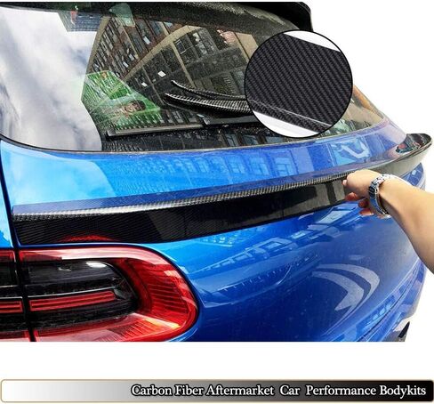 McArcar Kit Carbon Carbon Carbon Trunk Spoiler Fits for Porsche Macan SUV 4Door 2014-2019 Outlet Outlet CF Middle Winding Wing Lip in Saudi Arabia