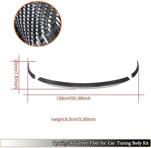 McArcar Kit Carbon Carbon Carbon Trunk Spoiler Fits for Porsche Macan SUV 4Door 2014-2019 Outlet Outlet CF Middle Winding Wing Lip in Saudi Arabia