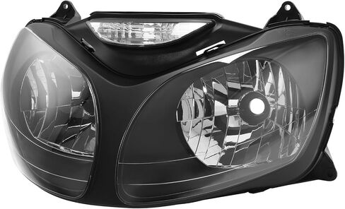 TCMT Matte Front Headlamp Headlight Fit For Kawasaki Ninja ZX-6R 2000-2002 ZX-9R 2000-2003 ZZR600 2005-2008 in Saudi Arabia