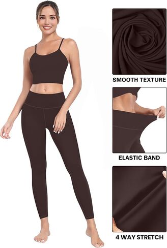 Mirity High Weist Yoga Leggings for Women - Comple Buttery Soft Prockit Pantsy Pants Pant of 1 in Kuwait