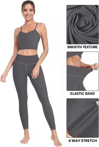 Mirity High Weist Yoga Leggings for Women - Comple Buttery Soft Prockit Pantsy Pants Pant of 1 in Kuwait