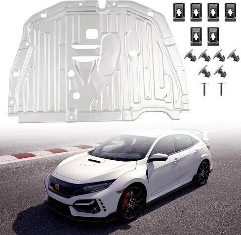 Engine Splash Guard Compatible for Honda Civic 2016-2021 Under Car Shield Cover Board.Replaces#74110-TBA-A00, 90674-TY2-A01. in Saudi Arabia