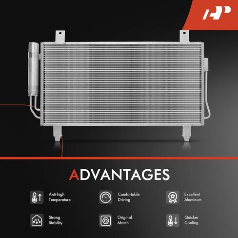 مكثف الهواء A-premium A/C متوافق مع Mitsubishi Outlander 2014-2016 2.4L 3.0L ، استبدل# 4293 ، 7812A218 in Saudi Arabia
