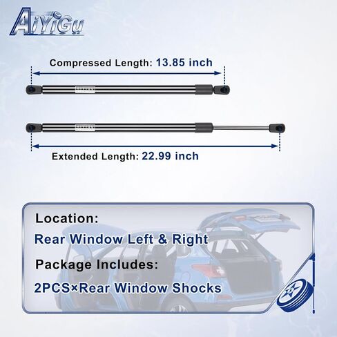 6602 الصدمات الزجاجية الخلفية الصدمات الدائرية تدعم الينابيع الغاز المتوافقة مع 2007-2010 Jeep Wrangler JK ، استبدال SG214054 ، حزمة 2C in Saudi Arabia